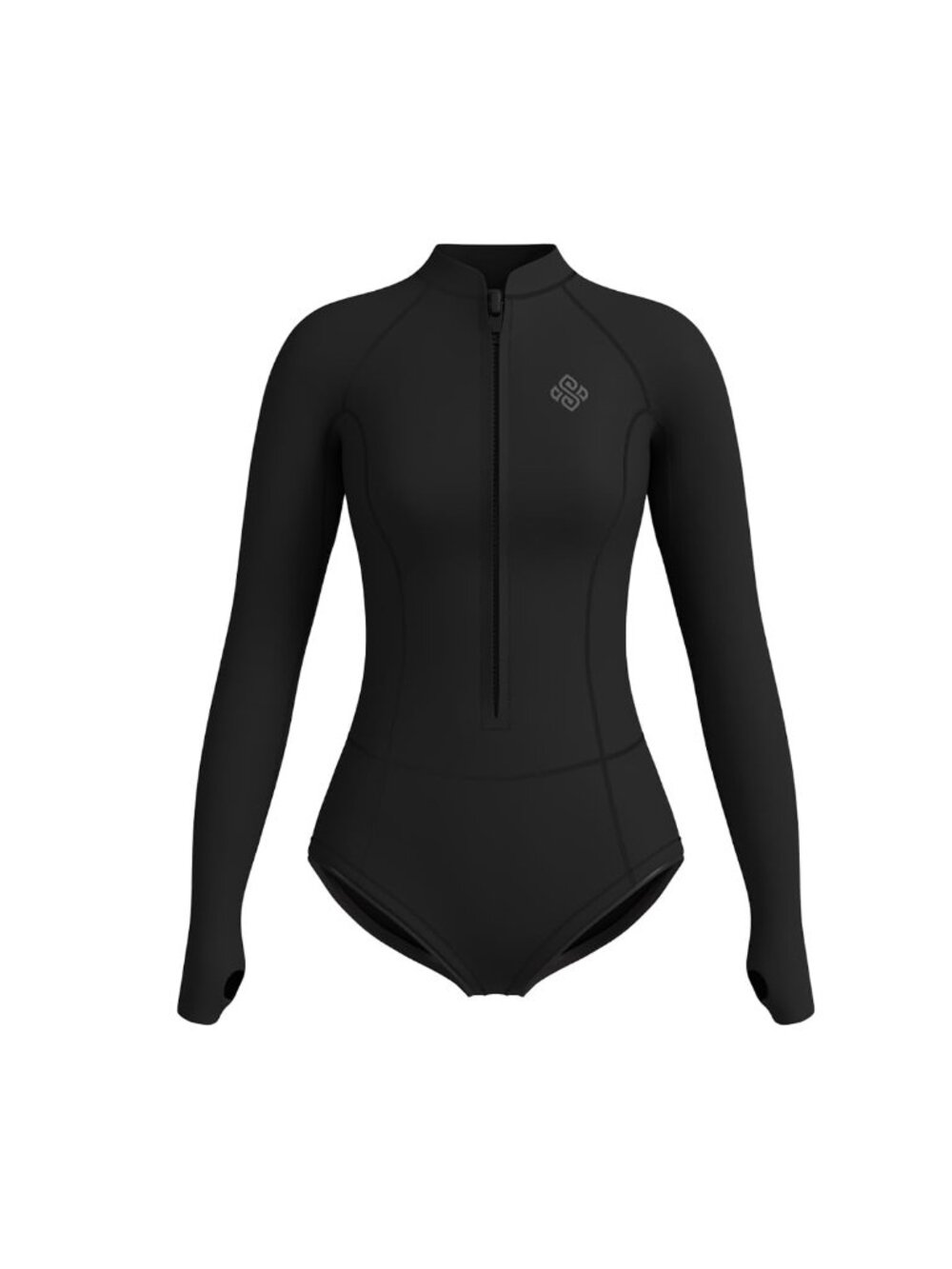 Seaskin Womens Wetsuit 2mm One Piece Long Sleeves Shorty Wetsuit M